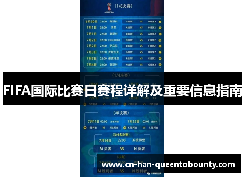 FIFA国际比赛日赛程详解及重要信息指南