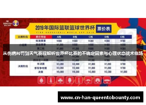 从伤病判罚到天气赛程解析世界杯比赛的不确定因素与心理状态战术临场